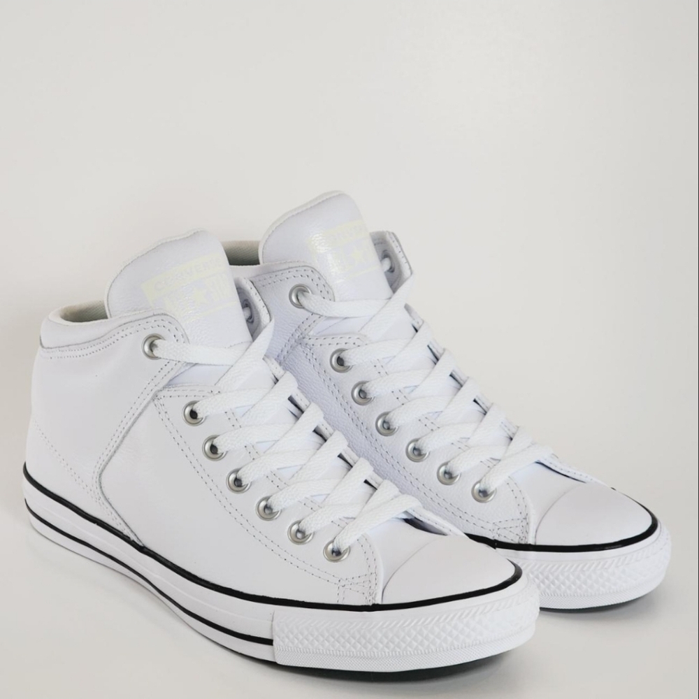 Converse All Stars Limited White High-Top Lace-Up Sneakers Women's Size 10